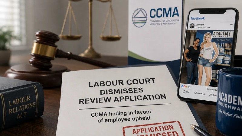 South African Labour Court Backs Worker Fired Over Social Media Photos Mimicking a Campaign Model